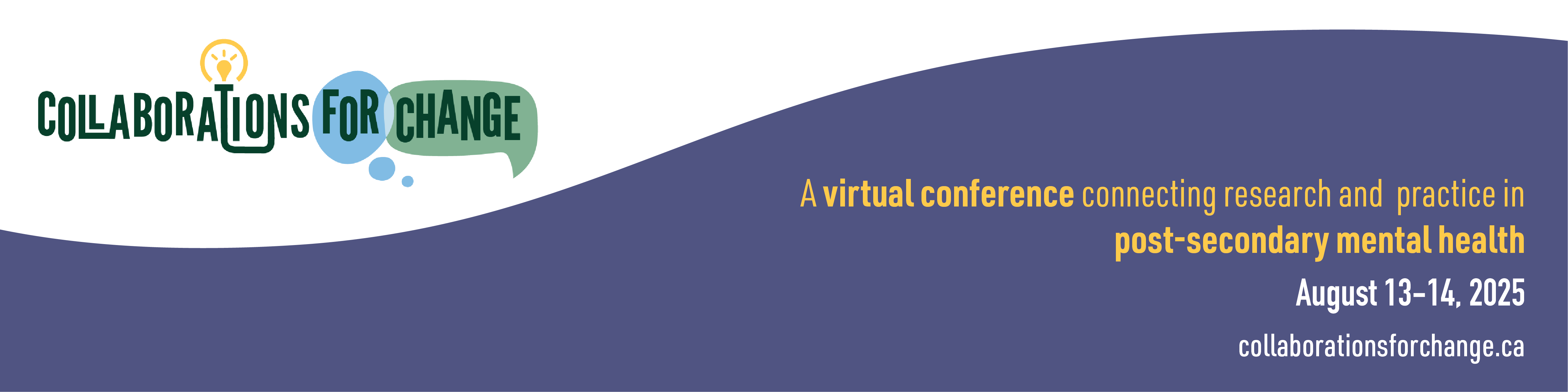 Collaborations for Change | A virtual conference connecting research and practice in post-secondary mental health